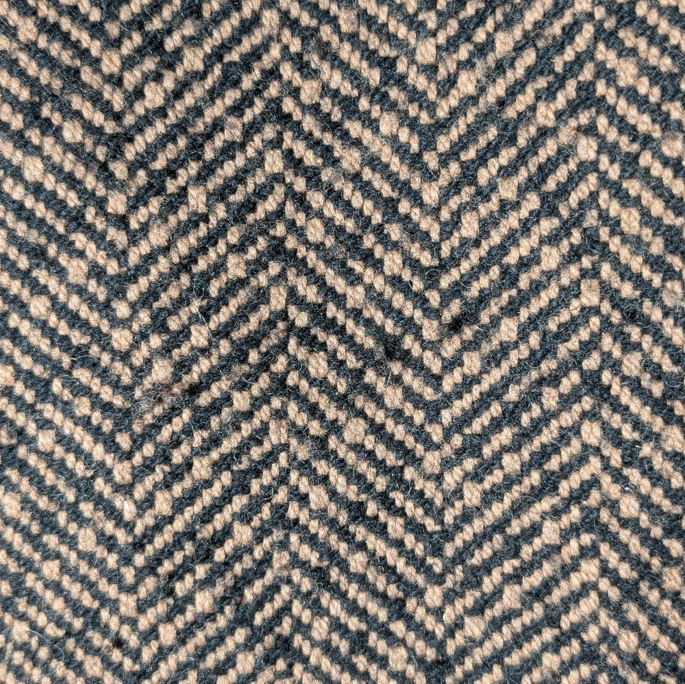 Giacca Brown Tweed Pea Coat S - Picture 3 of 9
